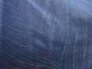 アンティーク　草葉模様織出し本場泥大島紬着物